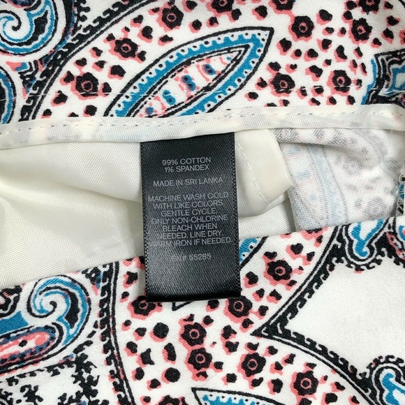 Express Shorts Dress Geometric Print Side Zipper - Picture 5 of 5